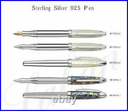 Laban ballpoint stirling silver pen