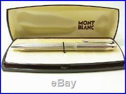 Late 1960´s MONTBLANC PIX-O-MAT 4-color ballpoint pen 925 sterling silver in box