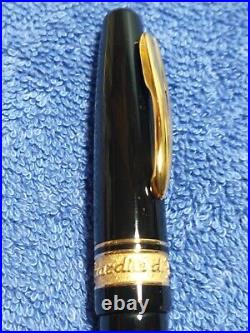 Limited Edition Delta 14k 585 Solid Gold Medium Nib Rare Vintage Fountain Pen