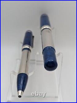 Limited Edition Delta Nautilus Sterling Fountain and Ballpoint Set (Pre-Owned)