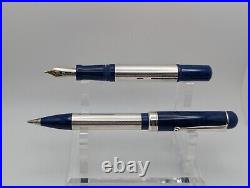 Limited Edition Delta Nautilus Sterling Fountain and Ballpoint Set (Pre-Owned)