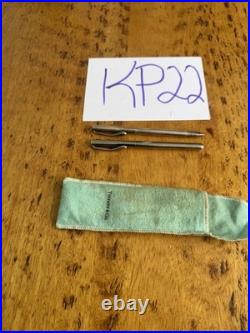 Lot of 2 Tiffany & Co. Elsa Peretti Sterling Silver Teardrop Twist Pen vintage