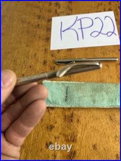 Lot of 2 Tiffany & Co. Elsa Peretti Sterling Silver Teardrop Twist Pen vintage