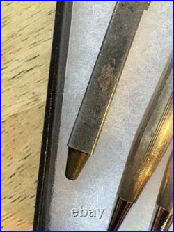 Lot of 6 Silver Pens / Pencils LOOK, Sterling