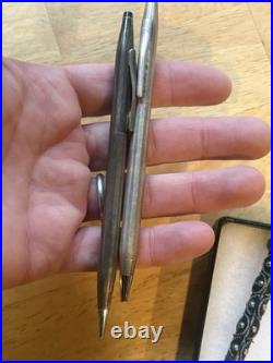 Lot of 6 Silver Pens / Pencils LOOK, Sterling