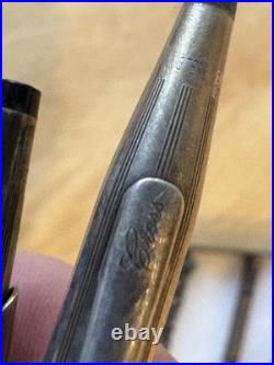 Lot of 6 Silver Pens / Pencils LOOK, Sterling