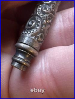 Lot of 6 Silver Pens / Pencils LOOK, Sterling