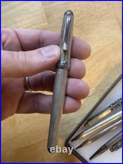 Lot of 6 Silver Pens / Pencils LOOK, Sterling