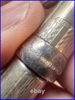 Lot of 6 Silver Pens / Pencils LOOK, Sterling