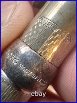 Lot of 6 Silver Pens / Pencils LOOK, Sterling