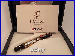 MARLEN Moai Bronze and Sterling Silver. 925 14K Nib Limited Edition Fountain Pen