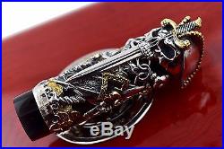 MINT Montegrappa Limited Edition #118/399 Pirates Sterling Silver Rollerball Pen