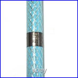 MINT Tiffany Ballpoint Pen Sterling Silver 925 T Clip oil-based blue ink