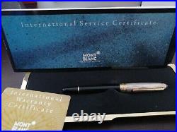 MONTBLANC 146 SOLITAIRE Doue 925 STERLING SILVER ROLLER BALL PEN