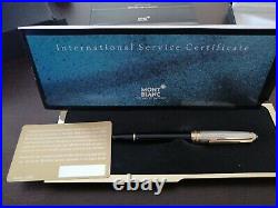 MONTBLANC 146 SOLITAIRE Doue 925 STERLING SILVER ROLLER BALL PEN
