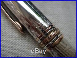 MONTBLANC 75th Anniversary Sterling Silver Rose Gold SOLITAIRE 164 BP