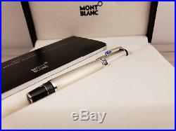 MONTBLANC BOHEME Bleu Sterling Silver 925 Retractable F 18K Nib Fountain Pen