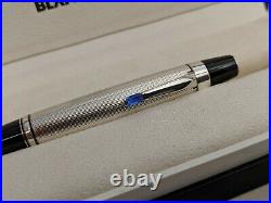 MONTBLANC Boheme Bleu Sterling Silver 925 Ballpoint Pen, Blue Sapphire Stone