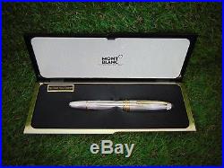 MONTBLANC MEISTERSTUCK 146 SOLITAIRE STERLING SILVER LeGrand FOUNTAIN PEN 1980´s