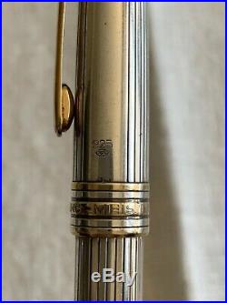 MONTBLANC MEISTERSTUCK Ballpoint pen in 925 sterling silver Made in Germany