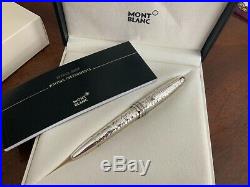 MONTBLANC MEISTERSTUCK SOLITAIRE MARTELE STERLING SILVER LeGRAND ROLLERBALL PEN