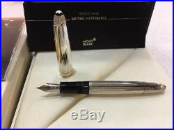 MONTBLANC MST SOLITAIRE STERLING SILVER LeGRAND 146 FOUNTAIN PEN #13837 (F) NIB