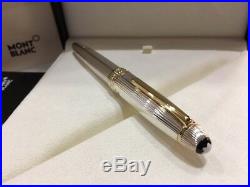 MONTBLANC MST SOLITAIRE STERLING SILVER LeGRAND 146 FOUNTAIN PEN #13838 (M) NIB
