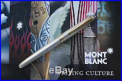 MONTBLANC Meisterstück 144 Solitaire Sterling silver Barleycorn Fountain Pen