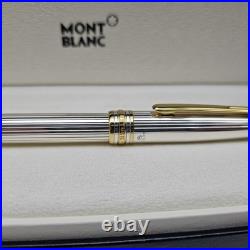 MONTBLANC Meisterstuck 144 Sterling Silver Classic Ag925 18K M Nib Fountain Pen