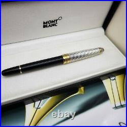 MONTBLANC Meisterstuck 163 Solitaire Doue Sterling Silver Rollerball Pen