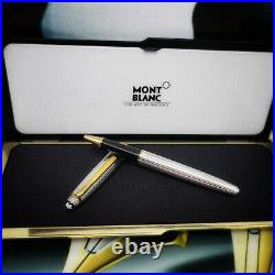 MONTBLANC Meisterstuck 163 Solitaire Sterling Silver 925 Classic Rollerball Pen