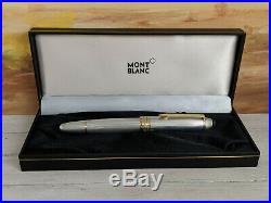 MONTBLANC Meisterstuck Solitaire Barley Sterling Silver 146 Fountain Pen