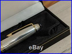 MONTBLANC Meisterstuck Solitaire Barley Sterling Silver 146 Fountain Pen