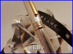 MONTBLANC Meisterstuck Solitaire Barley Sterling Silver 925 163 Rollerball Pen