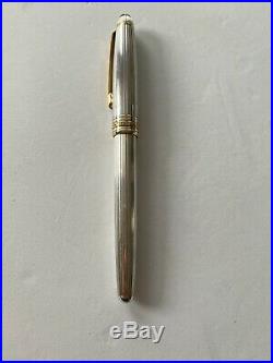 MONTBLANC Meisterstuck Solitaire Barley Sterling Silver 925 164 Ballpoint Pen
