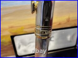 MONTBLANC Meisterstück Solitaire Barley Sterling Silver Classique Ballpoint Pen