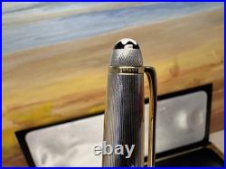 MONTBLANC Meisterstück Solitaire Barley Sterling Silver Classique Ballpoint Pen