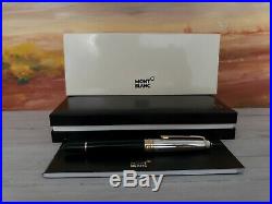 MONTBLANC Meisterstuck Solitaire Doue Sterling Silver 163 Rollerball Pen