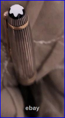 MONTBLANC Meisterstuck Solitaire Doue Sterling Silver. 925 163 Rollerball Pen