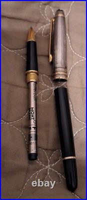 MONTBLANC Meisterstuck Solitaire Doue Sterling Silver. 925 163 Rollerball Pen