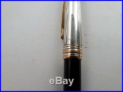MONTBLANC Meisterstuck Solitaire Doue Sterling Silver 925 164 Ballpoint Pen