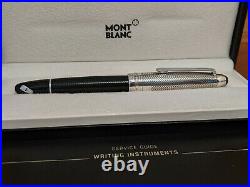 MONTBLANC Meisterstuck Solitaire Doue Sterling Silver 925 LeGrand Fountain Pen