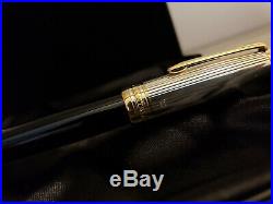 MONTBLANC Meisterstuck Solitaire Doue Sterling Silver LeGrand 162 Rollerball Pen