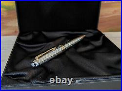 MONTBLANC Meisterstuck Solitaire Sterling Silver 925 Ballpoint Pen