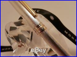 MONTBLANC Meisterstück Solitaire Sterling Silver 925 Barley 164 Ballpoint Pen