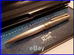 MONTBLANC Meisterstuck Solitaire Sterling Silver. 925 Barley 164 Ballpoint Pen