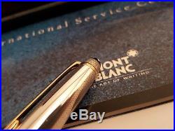 MONTBLANC Meisterstuck Solitaire Sterling Silver. 925 Barley 164 Ballpoint Pen