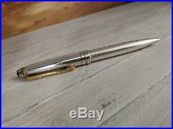 MONTBLANC Meisterstuck Solitaire Sterling Silver 925 Classique 164 Ballpoint Pen