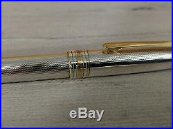 MONTBLANC Meisterstuck Solitaire Sterling Silver 925 Classique 164 Ballpoint Pen
