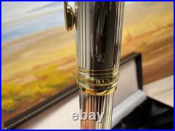 MONTBLANC Meisterstück Solitaire Sterling Silver 925 LeGrand 162 Rollerball Pen
